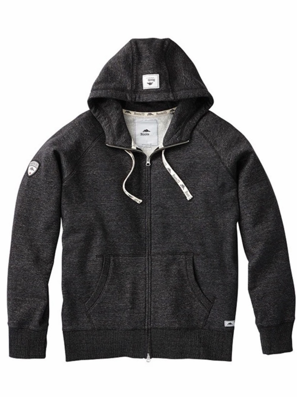 Roots Women's Dark Gray Zip-Up Hoodie
